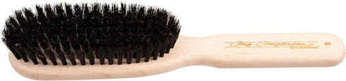 Chris Christensen Boar Dog Brush, Natural Boar Bristles, Beech Wood Handle, Groom Like a Professional, Distributes Oils