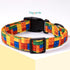 Faygarsle Colorful Dog Collar for Small Medium Large Dogs, Toy Building Blocks Patterned Collar for Puppy Girl
