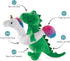 Fringe Studio Dog Toy, Summa Time Rex-Plush Pet Toy for All Breed Sizes, 1 Count