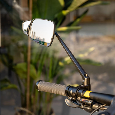 Generic Set, Bicycle Rearview Mirror Wide Vision Lens Handlebar Reflector, Anti Scratch Convex Cycling Safety View