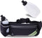Running Belt with Water Bottle Holder for iPhone 16 15 14 13 12 11 Pro Max Xs 16e Xr X Plus SE Mini/Galaxy, Reflective