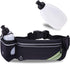 Running Belt with Water Bottle Holder for iPhone 16 15 14 13 12 11 Pro Max Xs 16e Xr X Plus SE Mini/Galaxy, Reflective
