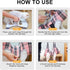 BEAUTYZOO Dog Grooming Hammock for Small Dogs & Cats, Nail Trimming Sling with Neck Support & Strap Restraint, Pink S