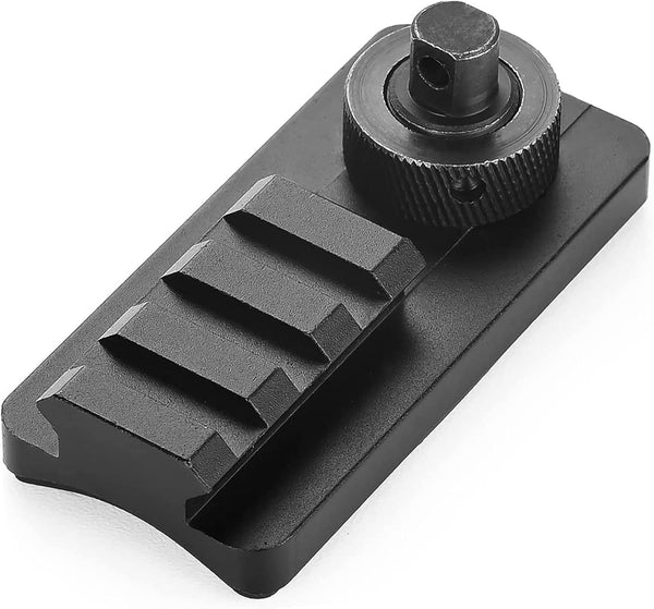 HUNTPAL Sling Swivel Stud Picatinny/Weaver Rail Bipod Adapter, Aluminum 3 Slots 1913 Pic Rail Mount Attachment