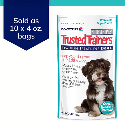 NutriSentials Trusted Trainers Training Treats for Dogs - Soft Chicken Flavor Treats for Small, Medium & Large Dogs -