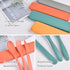 Reusable Travel Utensils Set with Case, 4 Sets Plastic Portable Knife, Fork, Spoons for Kids, Adults, Travel, Picnic,