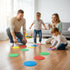 Afcabakila 18 9 Inch PCS Non-Slip Rubber Spot Markers, Agility Training Dots, Multi-Color Poly Vinyl Floor Cones