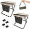 XOMIUHL 2PCS Foldable Backpack Stool, Handbag Style Pocket Foldable Chair, Collapsible Camping Chairs