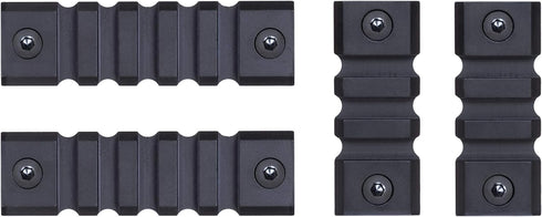 Monstrum Aluminum Picatinny Rail, Compatible with M-LOK, Includes Two 2-inch and Two 3-inch Sections