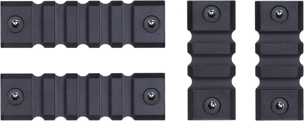Monstrum Aluminum Picatinny Rail, Compatible with M-LOK, Includes Two 2-inch and Two 3-inch Sections