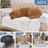 Dogs/Cats Bed Mats, Luxurious Couch Cover for Pets, Waterproof Lining, Nonskid Bottom, Desert Brown, XL