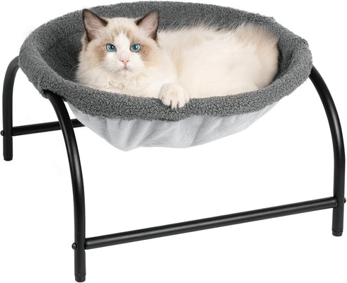 Cat Bed Dog Bed Pet Hammock - Detachable, Breathable, Easy Assembly Indoor Outdoor Supplies, 16.9 in x 16.9 in x 9.5 in