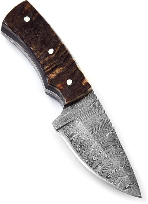 Poshland BC-69 Handmade Damascus Steel Skinner Knife - 5.50 Inches Full Tang