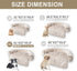 Dogs/Cats Bed Mats, Luxurious Couch Cover for Pets, Waterproof Lining, Nonskid Bottom, Desert Brown, XL