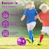 Size 4 Glitter Soccer Ball for Girls, Beginners Sports Training Ball for Outdoor Recreation