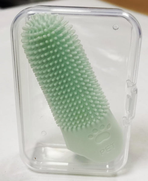 Generic 360 4-Pack) Silicone Finger Toothbrush for Dogs & Cats - Oral Care, Breath Freshening, Tartar & Stain Removal