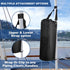 XHGWJSX 6 13 Waterproof Boat Trash Can with Clips, Gal Boat Trash Bag Holder with Pocket, Reusable Fast Cleaning