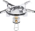 Portable Mini Camping Stove, Folding Outdoor Gas Stove for Hiking Cooking Picnic Cookware