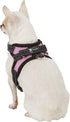 No Pull Reflective Adjustable Dog Harness With Handle - Comfortable Soft All Weather Mesh, Easy On Puppy Harness (Pink)