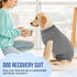 SlowTon Dog Recovery Suit, Surgery Recovery Onesie for Female Male Dogs, E-Collar Alternative for Spay Abdominal Wounds