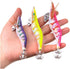 Generic 10Pcs 12g-20g Squid Bait Hook Wooden Shrimp Jig Fishing Lures Hooks Wood Artificial Luminous Jigging Lure