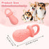 5.2" Dogs(Pink,1Pcs) Latex Chew Dog Toys, Novelty Squeaky Pacifier Dog Toys, Durable Pacifier Dog Chew Toys for Small