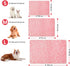 LeapSheep 3-Pack Pet Blankets for Dogs Cats, Heart Pattern Super Soft Fluffy Blankets for Small Medium Large Dogs and