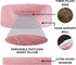 Furhaven Dog Bed for Small Dogs with Removable Washable Cover & Pillow Cushion Insert, Ultra Plush Faux Fur Oval