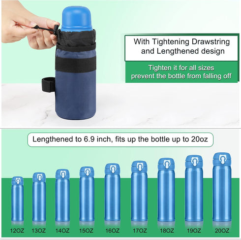 Accmor Insulated Bike Water Bottle Holders,Bike Cup Holder Keep Bottle Cool or Warm, Bike Water Bottle Cage for Kid's