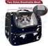 (1) White Baby Elephants Cat Carriers Dog Carrier Pet Carrier with Locking Safety Zippers for Cats, Kitties, Puppies
