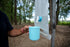ustPackWare Set Backpacking, Dish with Mesh Bag, BPA Free Construction and Eating Utensils for Hiking, Camping, Travel