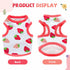 Small Dog Shirt - Cute Puppy Cat T Shirt Clothes - Soft Cotton Sleeveless Tee for Small Dogs Cats Summer Vest (Red