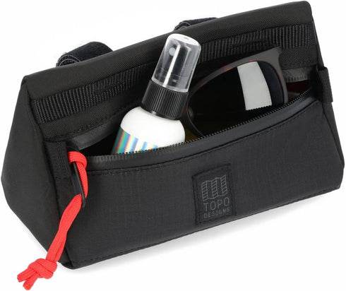 Topo Designs Mini Bike Bag - Mountain, Black/Black