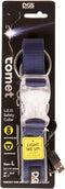 Dog Gone Smart Pet Products Super Bright LED Safety Comet Collar, Adjustable Breathable Nylon for Dogs