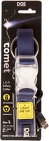 Dog Gone Smart Pet Products Super Bright LED Safety Comet Collar, Adjustable Breathable Nylon for Dogs