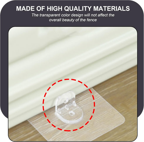 8 Pcs Pet Cage Holder Acrylic Holder Accessories Pet Fence Retainer Fixator for Pet Cage