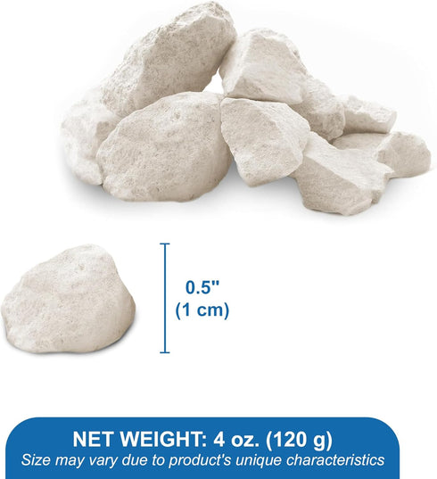 SunGrow Shrimp Rocks, 4 Ounce for Crayfish, Snails, and Ghost Shrimps