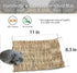 Chinchilla (22PCS Hamiledyi Grass Mat for Rabbit Bunny Chew Toys Woven Bed Mat for Guinea Pig Squirrel Hamster Cat Dog