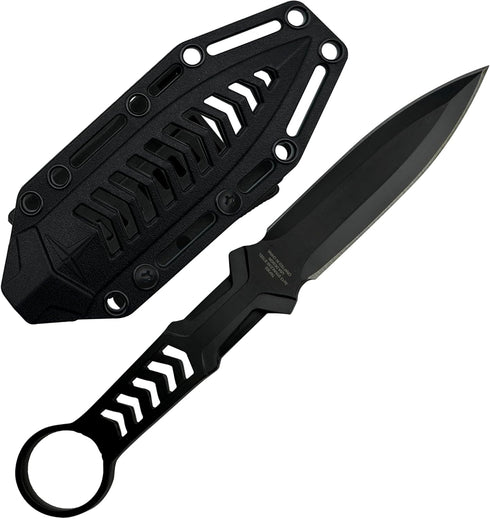 Hunting Survival Knife | 9" Full Tang Fixed Blade Knives Camping Gear with Extra Set of FRN Sheath