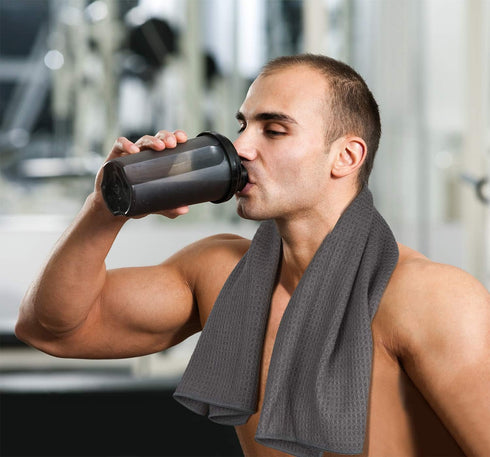 SUNLAND Microfiber Sports Workout Towels Fast Drying Fitness Sweat Towels for Men & Women Lightweight Multi-Purpose Gym