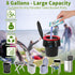 Set, 8 oceanengine Portable Toilet Bags Poo Gel Gallon Camping Toilet Bags with Portable Toilet Absorbent Gel