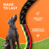Heavy Duty Rope Bungee Leash for Large and Medium Dogs, No Slip Reflective Leash for Outside, 5.5 Ft Red