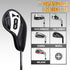 The Golf Father Golf Club Covers, Funny Driver Headcover for Men, Golf Club Head Covers