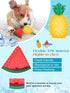 Pawaboo Pet Teether Cooling Chew Toys, Freezable Teething Toy for Puppies, Watermelon and Pineapple