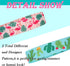 Spring Summer Dog Collar 2 Pack, Flamingos Cactus Print Hawaiian Collar for Medium Dogs, Boy Girl