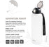 GRANDTIES Sports Tritan Plastic Water Bottle with Straw, Leakproof BPA Free, Dishwasher Safe for Gym and Outdoor