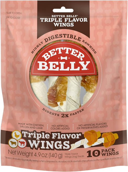 Better Belly Triple Flavor Wings, 10 ct (4.9 oz / 140 g)