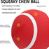Playology Squeaky Dog Toy - Durable Rubber Interactive Fetch Ball for Large Dogs, Beef Scented Floating Dog Toy
