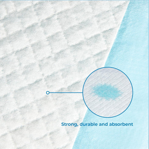 Best Pet Supplies, XL (36" x 28") Disposable Puppy Pads - 100 Pack, Ultra Absorbent, Leak Resistant, Baby Blue