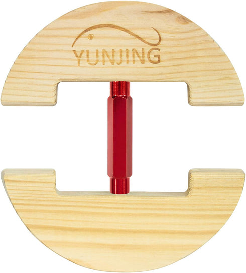 YUNJING Hat Stretcher, Wooden Adjustable Buckle, One Size Fits All from 6-1/2 to 9-1/2